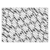 Een moderne Abstracte energetische lijnkunst Tafelkleed (Voorkant (Horizontaal))