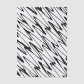Een moderne Abstracte energetische lijnkunst Tissuepapier (Voorkant)