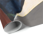 Een moderne Abstracte Waterverf schilderen. Cadeaupapier (Rol Hoek)
