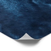 Een moderne Abstracte Waterverf schilderen. Poster (Hoek)