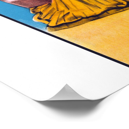 Een moderne Assepoester Poster (Hoek)