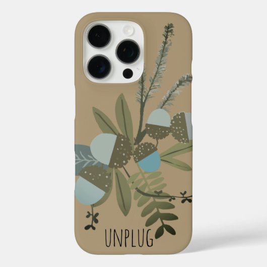 Een  moderne bloem Case-Mate iPhone case (Achterkant)