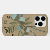 Een  moderne bloem Case-Mate iPhone case (Achterkant (horizontaal))