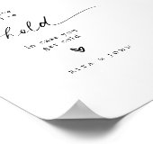 Een moderne bruiloft om Drink te hebben en te houd Poster (Hoek)