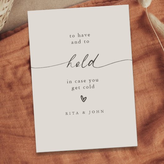 Een moderne bruiloft om Drink te hebben en te houd Poster