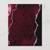 een moderne bruine bruine en zilveren kalligrafisc (Achterkant)