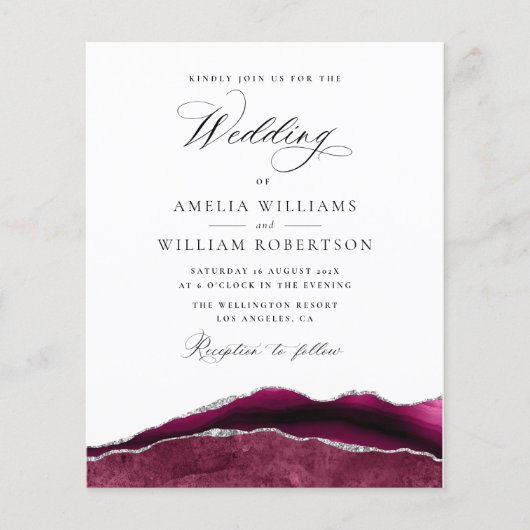 een moderne bruine bruine en zilveren kalligrafisc (Voorkant)