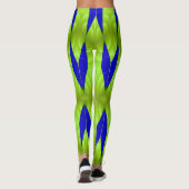 Een moderne bruisende "Ratti_Creative_Arts" Leggin Leggings (Achterkant)