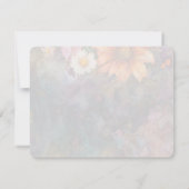 Een moderne dank u boeket flat dank u kaart (Achterkant)