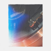 Een moderne draaischijf om muziek op audioschijf t fleece deken (Voorkant)