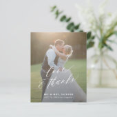 Een moderne, eenvoudige foto-bruiloft, liefde en b (Staand voorkant)