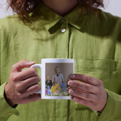 Een moderne fotocollage Mok voor oma