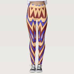 Een moderne kleurrijke "Ratti_Creative_Arts" Leggings