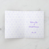 Een moderne Samenvatting van de Kerstboom van Feestdagen Kaart (Binnen)