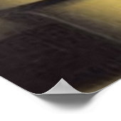 Een moderne surrealistische abstracte schaakfigure poster (Hoek)