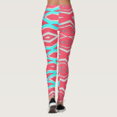 Een moderne veelkleurige abstracte "Ratti_Creative Leggings (Achterkant)