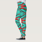 Een moderne veelkleurige abstracte "Ratti_Creative Leggings (Links)