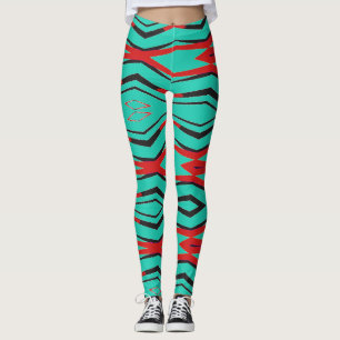 Een moderne veelkleurige abstracte "Ratti_Creative Leggings