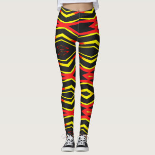 Een moderne veelkleurige abstracte "Ratti_Creative Leggings