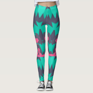 Een moderne veelkleurige naadloze "Ratti_Creative_ Leggings