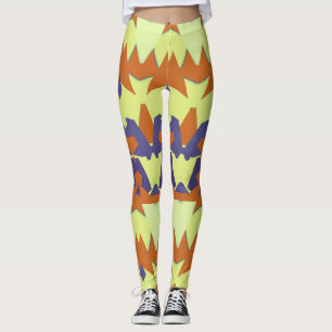Een moderne veelkleurige naadloze "Ratti_Creative_ Leggings