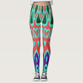 Een moderne veelkleurige naadloze "Ratti_Creative_ Leggings