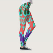 Een moderne veelkleurige naadloze "Ratti_Creative_ Leggings (Rechts)