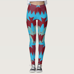 Een moderne veelkleurige naadloze "Ratti_Creative_ Leggings