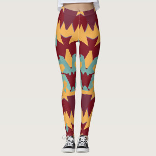 Een moderne veelkleurige naadloze "Ratti_Creative_ Leggings