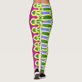 Een moderne veelkleurige naadloze "Ratti_Creative_ Leggings (Achterkant)