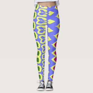 Een moderne veelkleurige naadloze "Ratti_Creative_ Leggings