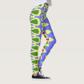 Een moderne veelkleurige naadloze "Ratti_Creative_ Leggings (Rechts)