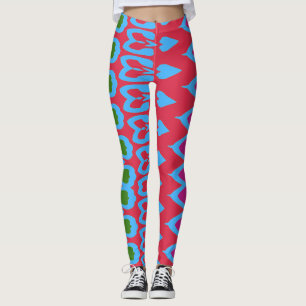 Een moderne veelkleurige naadloze "Ratti_Creative_ Leggings