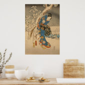 Een moderne versie van de Tale of Genji in sneeuws Poster (Keuken)