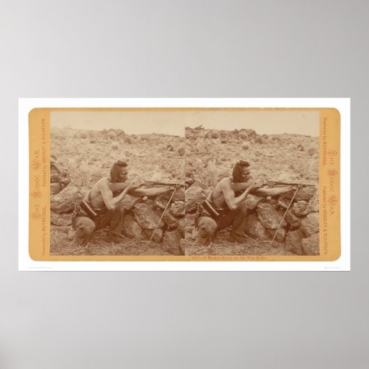 Een Modoc Brave op het Warpad (1172) Poster (Voorkant)