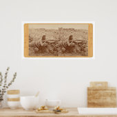 Een Modoc Brave op het Warpad (1172) Poster (Keuken)