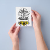 Een moeder is als een bloem, Cute Moederdag Gift Flyer (Hand)