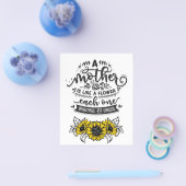 Een moeder is als een bloem, Cute Moederdag Gift Flyer (Enkel)