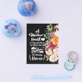 Een moeder is als een bloem, een Moederdag cadeau. Flyer (Enkel)