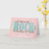 Een moeder is de rots kaart (Gele Bloem)