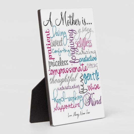Een moeder is fotoplaat (Zijkant)