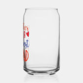 Een moeder is je eerste beste vriend blikvorm glas (Links)