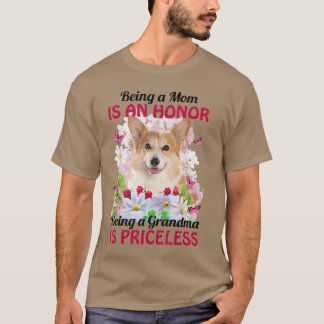 Een moeder zijn is een eer om grootmoeder te zijn t-shirt