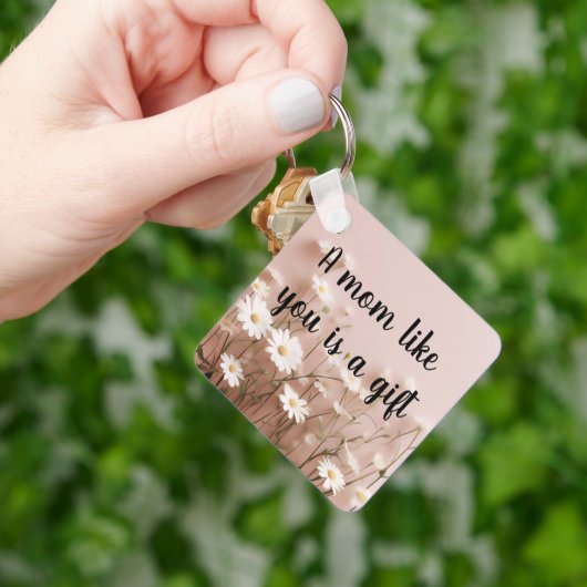 Een moeder zoals jij is een geschenk sleutelhanger (Hand)