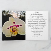 Een MOEDERDAG-BERICHT NAAR MOM-kaart Kaart (Binnen)