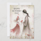 Een Moederdag cadeau in Bloom Mother Day Kaart (Voorkant)
