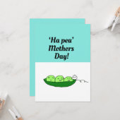 Een Moederdag. Kaart (Voorkant / Achterkant in situ)