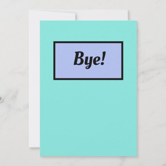 Een Moederdag. Kaart (Achterkant)