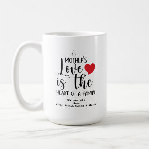 Een Moederdag Liefdeshart Van Familie T-Shirt Koffiemok