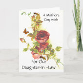 Een Moederdag wens Kaart (Voorkant)